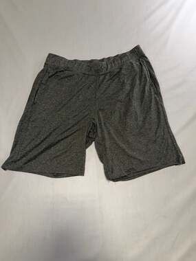 Uniqlo Men's Gray Heathered Knit Jersey Athletic Lounge Shorts Medium